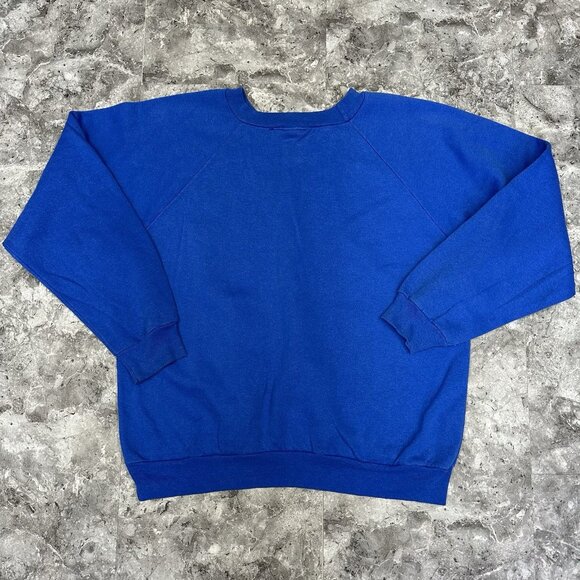 Vintage 90’s New York Giants Crewneck Sweatshirt Size M Harley 1991 NFL Blue - Picture 2 of 6